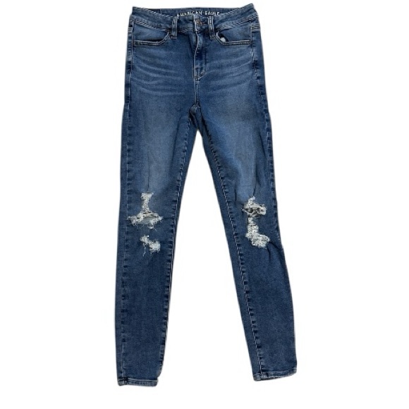 American Eagle Outfitters Denim - American Eagle Next Level Stretch Skinny Jeans Distressed 4